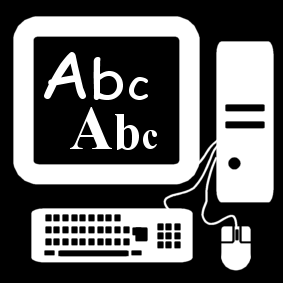 computer: to type / typing